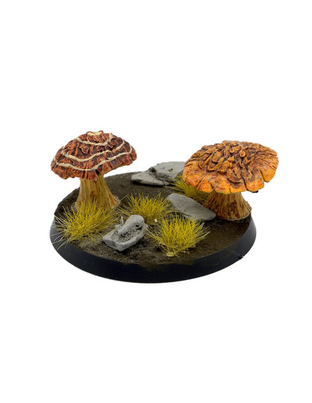 Ak Resin Akbit0022 Gigant Musrooms   Basing Bits (12pcs) 