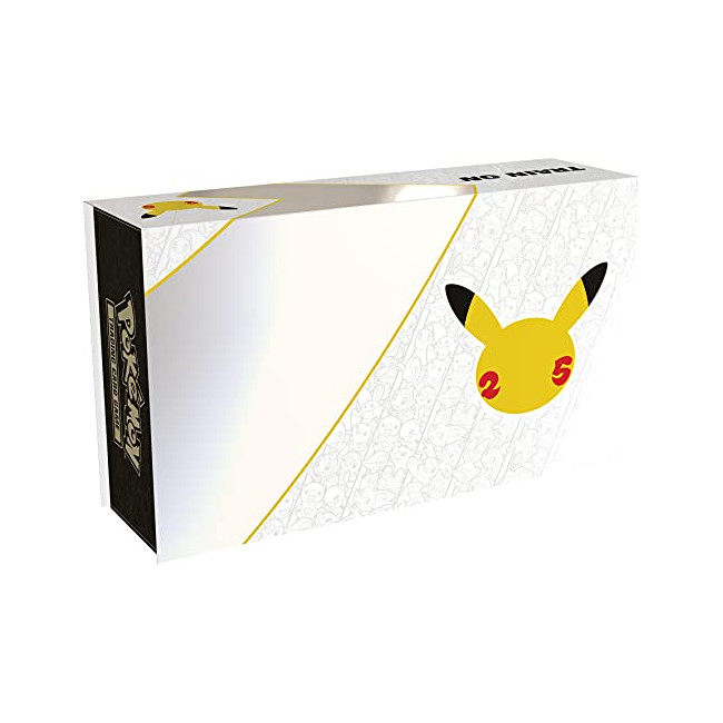 Boîte de cartes Pokemon Pikachu or argent, 11 à 55 pièces, cartes