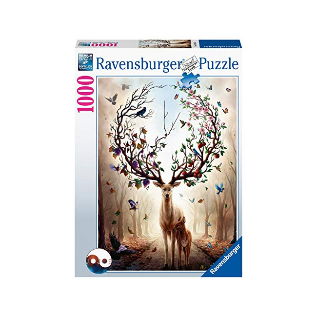 Ravensburger - Puzzle Adulte - Puzzle 1000 p - Cerf fantastique - Adultes et enfants à partir de 14 ans - Puzzle de