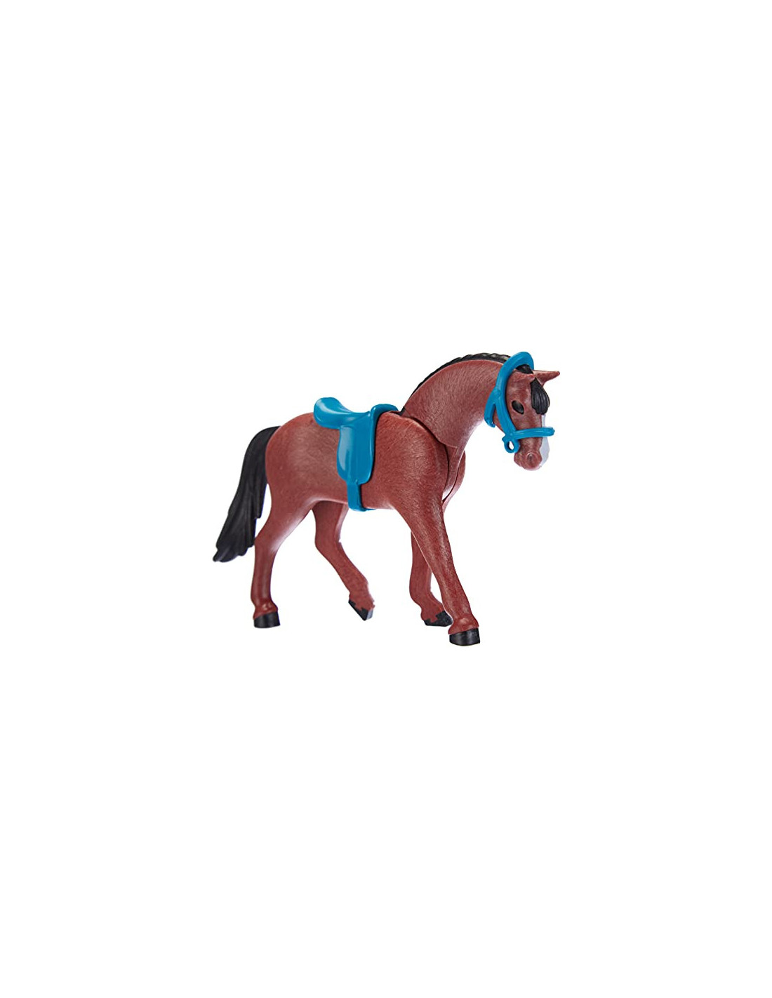 Figurine cavalière et cheval PLAYMOBIL : la boîte avec accessoires