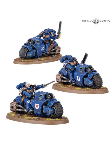 Space Marines - Outrider Squad - Warhammer 40K