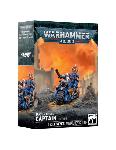 Space Marines - Captain On Bike - Warhammer 40K