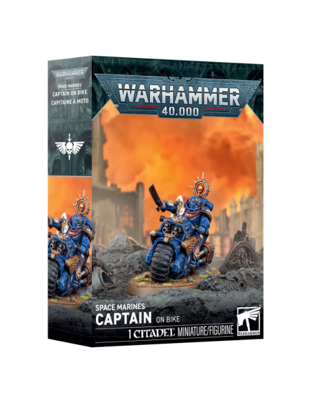 Space Marines - Captain On Bike - Warhammer 40K