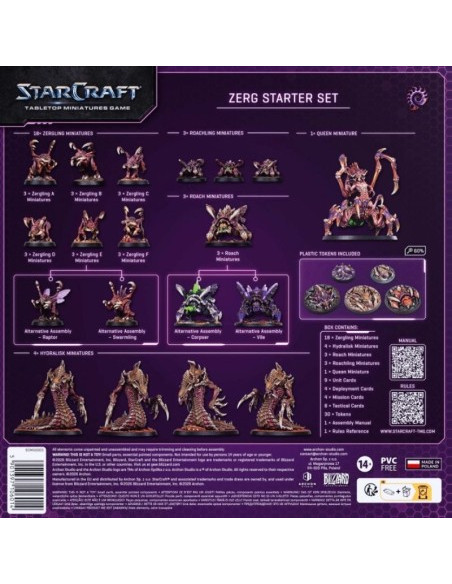 StarCraft - Zerg - Starter Set – Jeu de Figurines