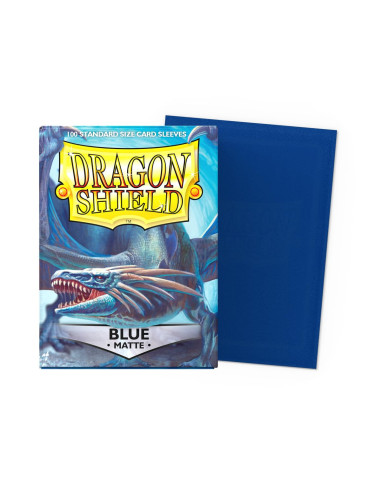 Dragon Shield Standard Manches   Bleu Mat   Version Anglaise 