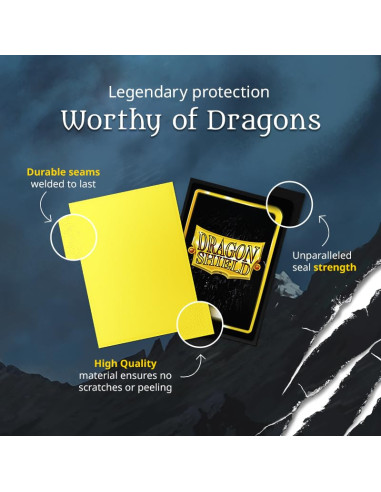 Dragon Shield Standard Manches   Bleu Mat   Version Anglaise 