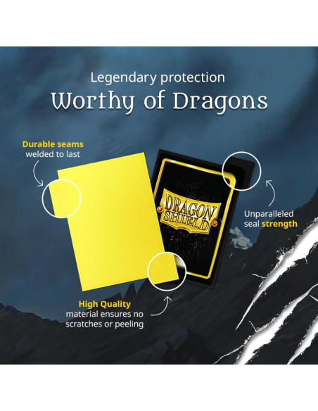 Dragon Shield Standard Manches   Bleu Mat   Version Anglaise 