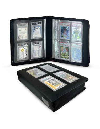 Evoretro Classeur De Rangement Pour Cartes Graduées – Compatible Avec Les Dalles Psa/Bgs/Cgc Pour Votre Collection De 