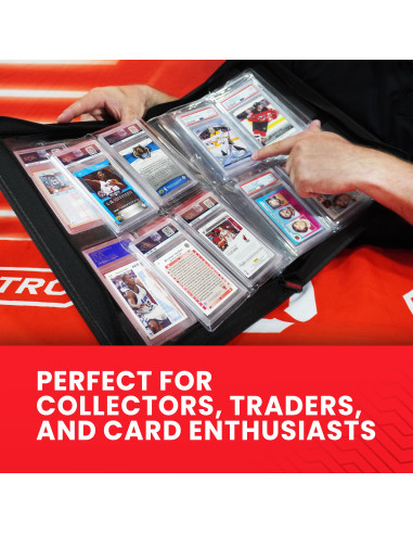 Evoretro Classeur De Rangement Pour Cartes Graduées – Compatible Avec Les Dalles Psa/Bgs/Cgc Pour Votre Collection De 