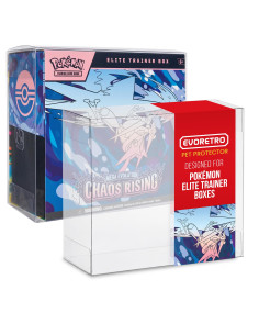 Evoretro Elite Trainer Box étui De Protection – Pliage Doux, Qualité D'archivage, 0,50 Mm D'épaisseur En Plastique Pet 
