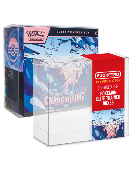 Evoretro Elite Trainer Box étui De Protection – Pliage Doux, Qualité D'archivage, 0,50 Mm D'épaisseur En Plastique Pet 