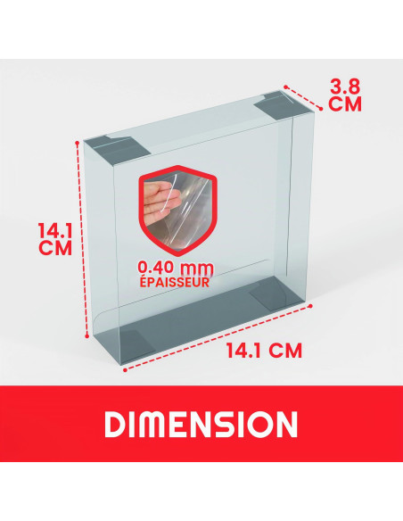 Evoretro Display Case Storage Protector For Pokemon Japanese Booster Box   Lot De 5 Présentoirs En Plastique De 0,5 Mm 