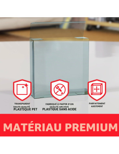 Evoretro Display Case Storage Protector For Pokemon Japanese Booster Box   Lot De 5 Présentoirs En Plastique De 0,5 Mm 