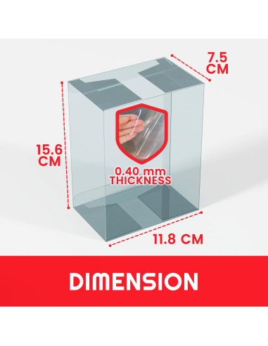 Evoretro Pokémon Jolteon Hp190 Lot De 5 Protections En Pet De 0,40 Mm De Qualité D'archivage, Coques Transparentes 