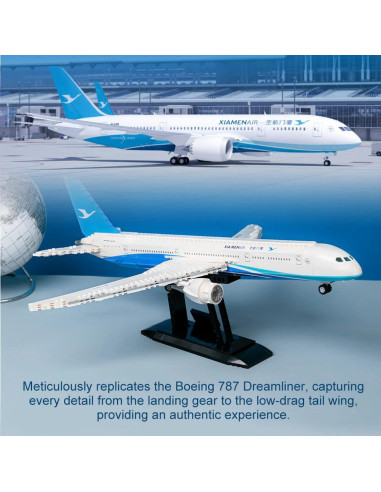 Pan Tasy Kit De Briques Aero Space Collection Boeing 787 
