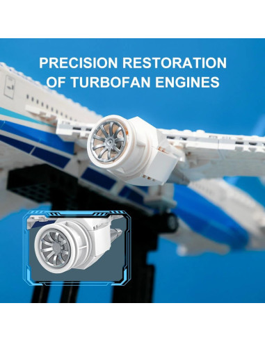 Pan Tasy Kit De Briques Aero Space Collection Boeing 787 