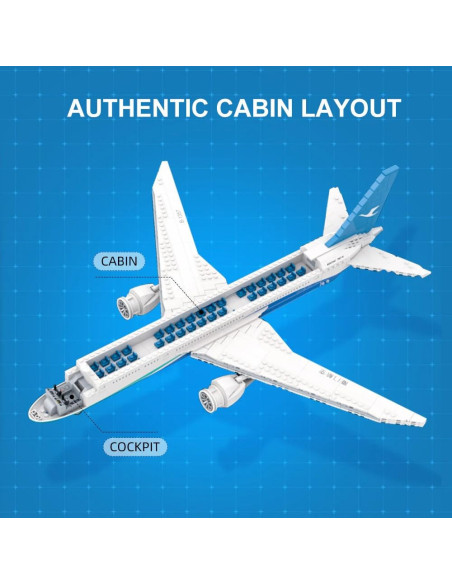 Pan Tasy Kit De Briques Aero Space Collection Boeing 787 