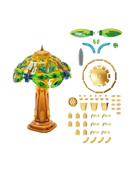 Pan Tasy   Set A Construire Pantasy Retro Collection   Stained Glass Table Lamp (36 Cm)   6973817324802 