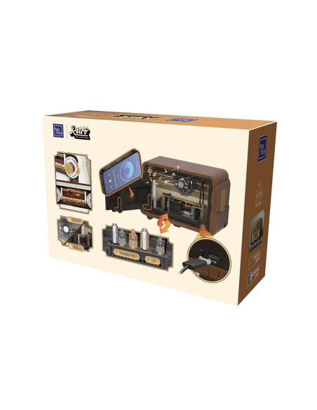 Pan Tasy   Set De Construction Pantasy Retro   Vintage Radio (22 Cm)   6973817325014 