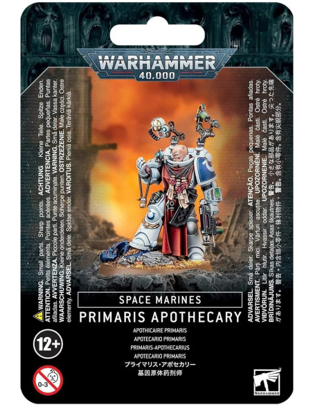 Games Workshop Warhammer 40k   Space Marine Primaris Apothecary 99070101060 Noir 