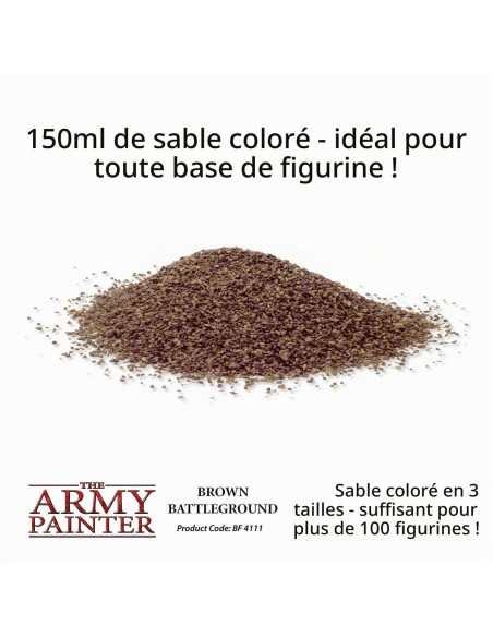 The Army Painter | Sable Brown Battleground | Pour Un Résultat Réaliste | Décors Et Paysages Bf4111 