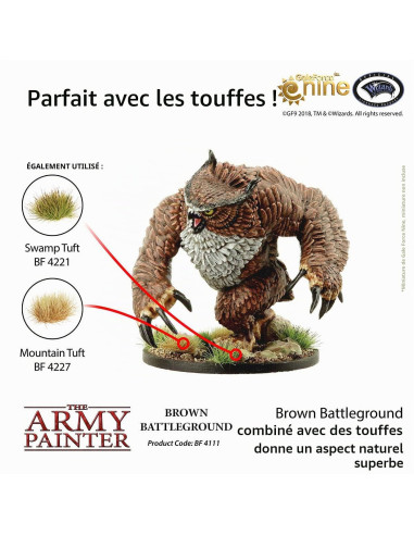 The Army Painter | Sable Brown Battleground | Pour Un Résultat Réaliste | Décors Et Paysages Bf4111 