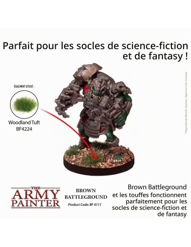 The Army Painter | Sable Brown Battleground | Pour Un Résultat Réaliste | Décors Et Paysages Bf4111 