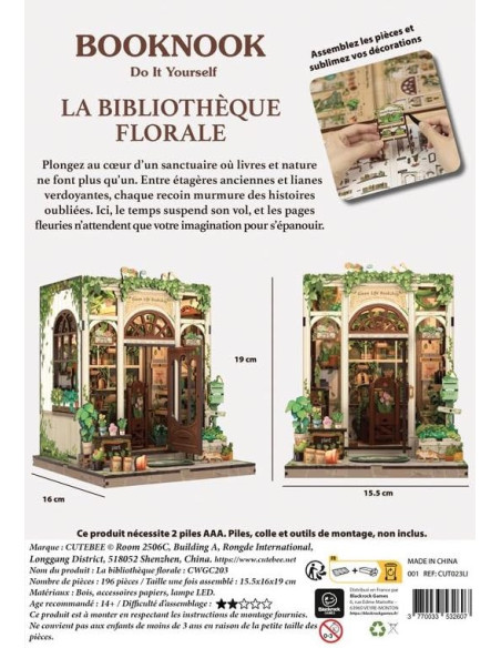 Blackrock Games Booknook   La Bibliotheque Florale 