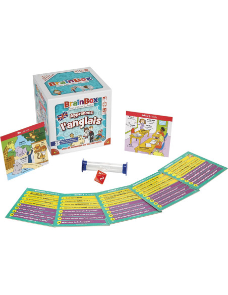 Brainbox : Apprenons L'anglais   Jeu De Mémoire Pour Enfants Dès 8 Ans   Jeu De Société Pour Apprendre L'anglais En 