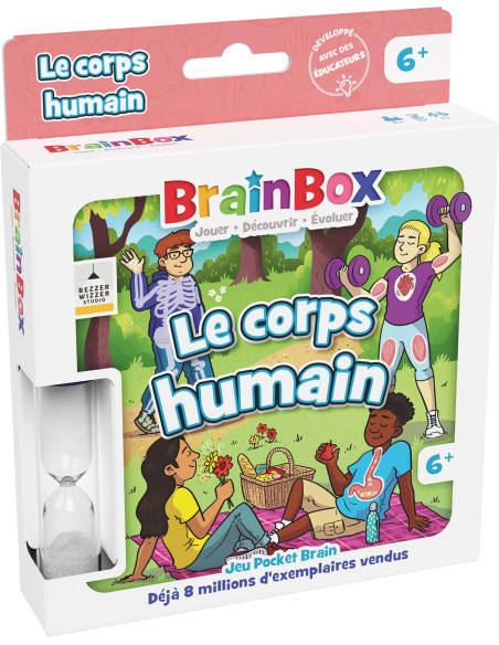 Brainbox Pocket : Le Corps Humain   Jeu De Cartes De Mémoire Et Observation 