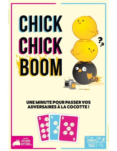 Asmodee   Chick Chick Boom   Jeu De Société D'ambiance   10 Min 