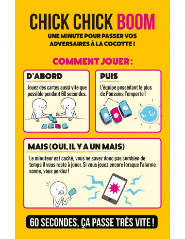 Asmodee   Chick Chick Boom   Jeu De Société D'ambiance   10 Min 