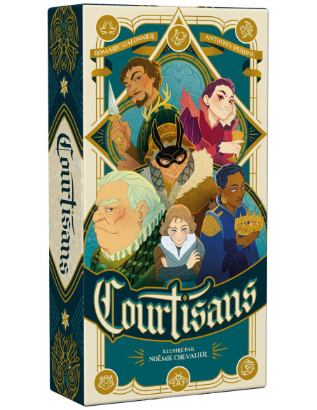 Blackrock Games Courtisans, Cartes Et Bluff Tactique, 2 5 Joueurs Dès 8 Ans 