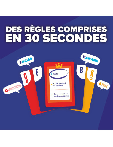 Crack List I Version Française | Le Petit Bac En Jeu De Cartes Drôle Et Rapide | Jeu D’ambiance | Famille, Amis, Adultes 