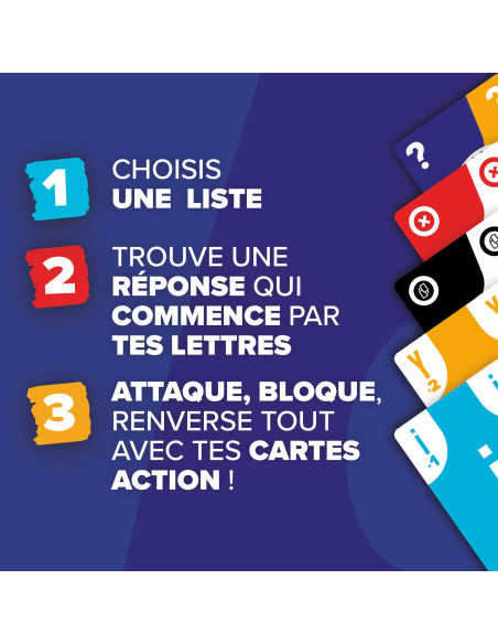 Crack List I Version Française | Le Petit Bac En Jeu De Cartes Drôle Et Rapide | Jeu D’ambiance | Famille, Amis, Adultes 