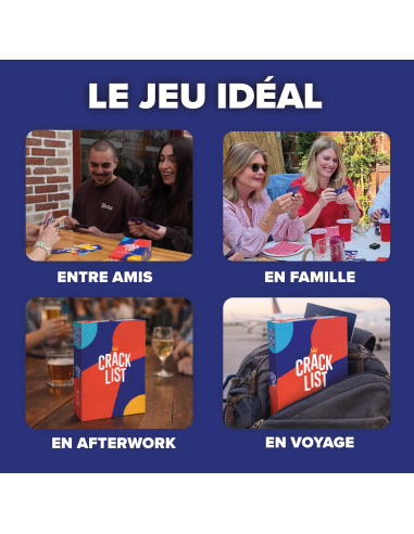 Crack List I Version Française | Le Petit Bac En Jeu De Cartes Drôle Et Rapide | Jeu D’ambiance | Famille, Amis, Adultes 