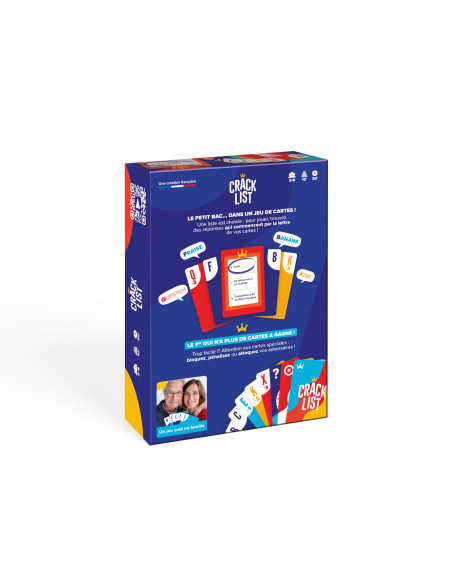 Crack List I Version Française | Le Petit Bac En Jeu De Cartes Drôle Et Rapide | Jeu D’ambiance | Famille, Amis, Adultes 