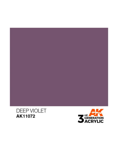 Ak Interactive 3rd Gen Acrylic Intense Deep Violet 17ml 