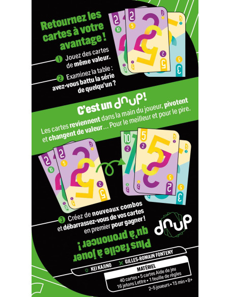 Asmodee – Dnup – Jeu De Cartes Famille Et Amis – Grand Prix Du Jouet 2026 