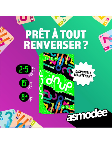 Asmodee – Dnup – Jeu De Cartes Famille Et Amis – Grand Prix Du Jouet 2026 