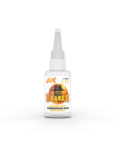 Ak Interactive Ak12017 Eraser   Nettoyant Pour Colle Cyanoacrylate 