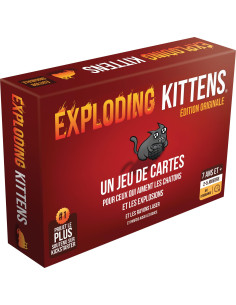 Asmodee Exploding Kittens Jeu De Base   Jeu De Cartes D'ambiance Hilarant 
