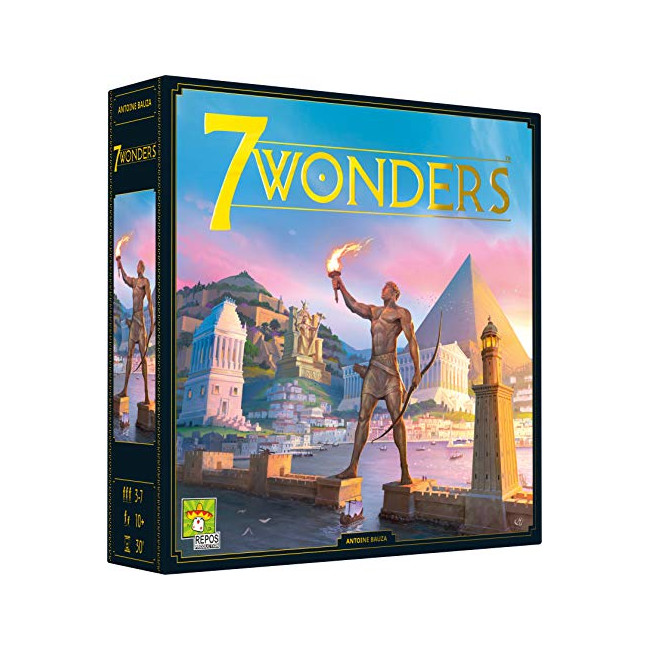 Repos Production | 7 Wonders - Nouvelle version 2020 | Unbox Now | Jeu de société | À partir de 10 ans | 3 à 7 joueurs |