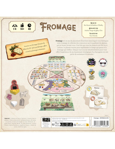 Asmodee   Fromage   Road To Infamy   Jeu De Société Stratégique 
