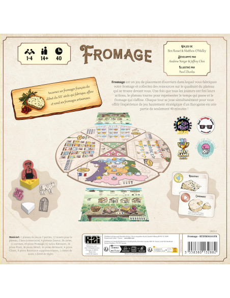 Asmodee   Fromage   Road To Infamy   Jeu De Société Stratégique 