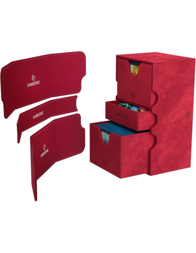 Gamegenic Ggs20111 Ml Stronghold 200 Xl Rangement De Collections, Multilingue, Espagnol, Rouge 