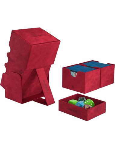 Gamegenic Ggs20111 Ml Stronghold 200 Xl Rangement De Collections, Multilingue, Espagnol, Rouge 