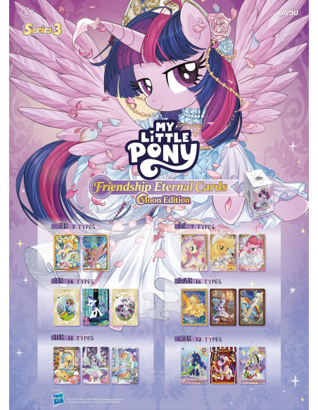 Kayou   Mon Petit Poney   Moon   Booster 5 Cartes   Cartes à Collectionner 