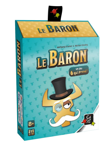 Gigamic   Le Baron   Jeux De Société   Jeux De Cartes Dès 8 Ans   Jeu D'ambiance Pour Enfant, Famille Et Amis   Gamme 6 