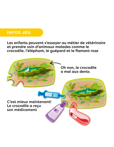 Haba Mallette De Médecin Avec Deux Idées De Jeux Pour Une Première Compréhension Des Règles   Soigner Les Animaux De 